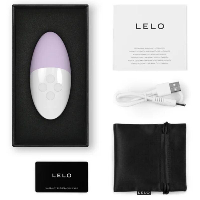 Siri 3 beruhigender Klitoris-Massager Lavendel
