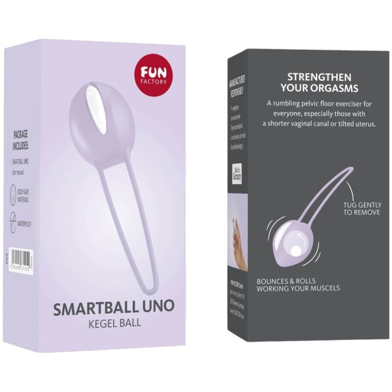 Smartball uno Beckenball weiß / pastellviolett