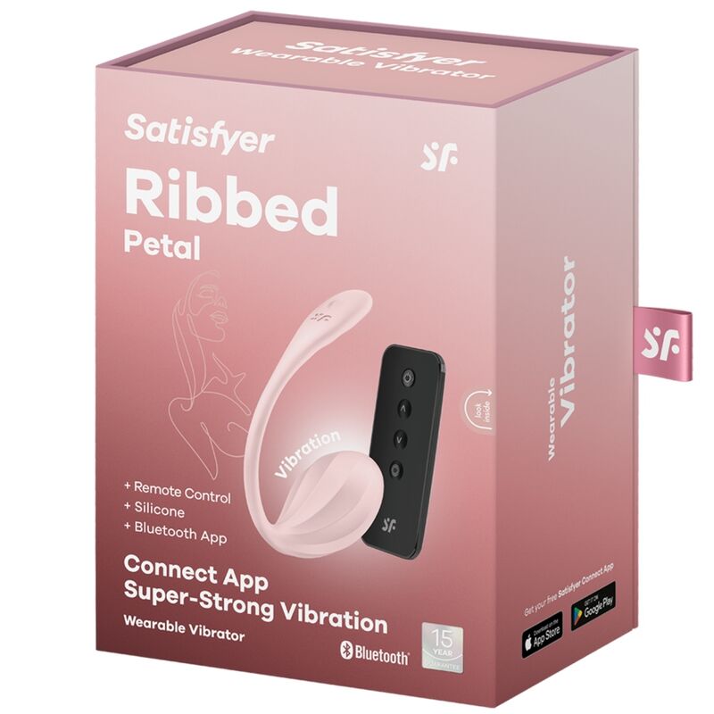 Gerippter Blütenblatt-Fernstimulator G-Punkt rosa kostenlose App