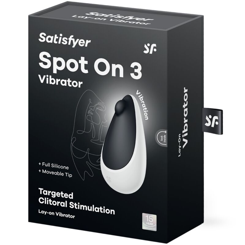 Spot on 3 schwarzer Klitorisstimulator