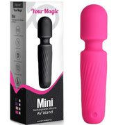 Ihr magischer wiederaufladbarer Massager &amp; Vibrator 10 Vibrationen rosa
