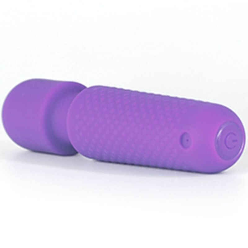 Ihr magischer wiederaufladbarer Massager &amp; Vibrator 10 Vibrationen Zauberstab Punkte lila