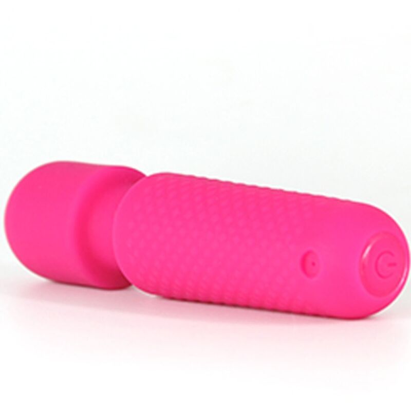 Ihr magischer wiederaufladbarer Massager &amp; Vibrator 10 Vibrationen Zauberstab Punkte rosa