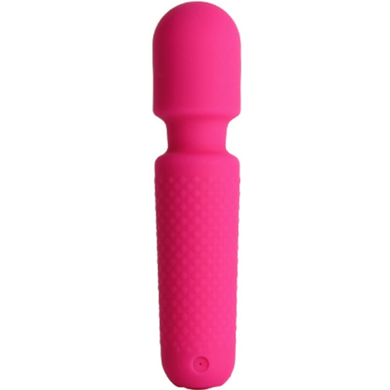 Ihr magischer wiederaufladbarer Massager &amp; Vibrator 10 Vibrationen Zauberstab Punkte rosa