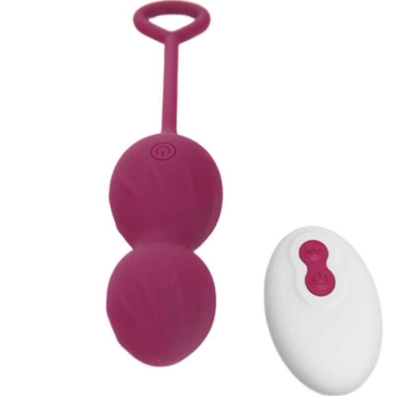 Blossoms Vaginal-Hantel Vibration Fernbedienung 10 Vibrationen dunkelrot