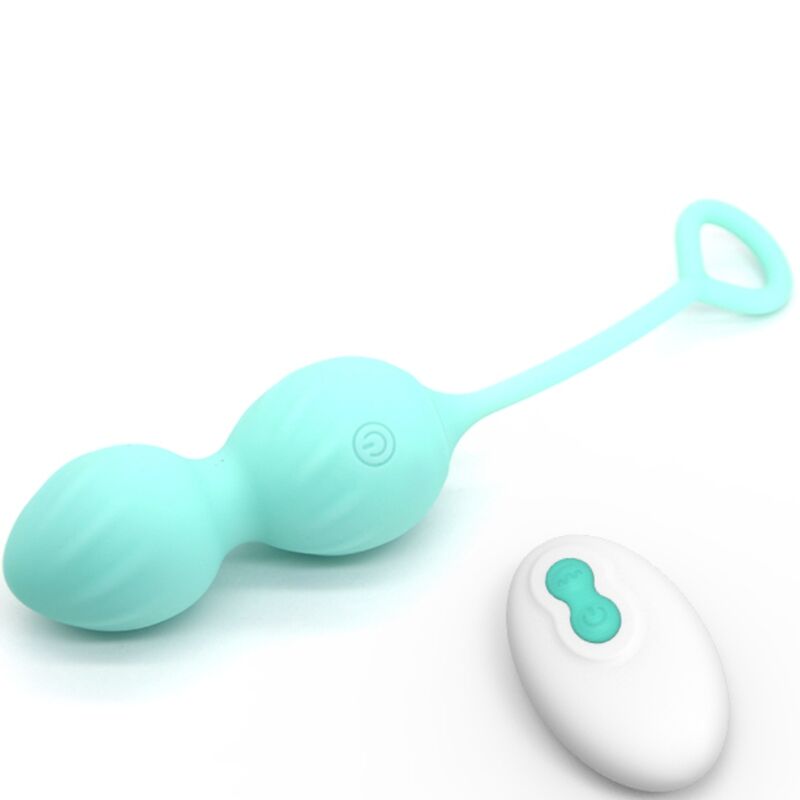 Blossoms Fernbedienung Vaginal Hantel Vibration 10 Vibrationen Grün
