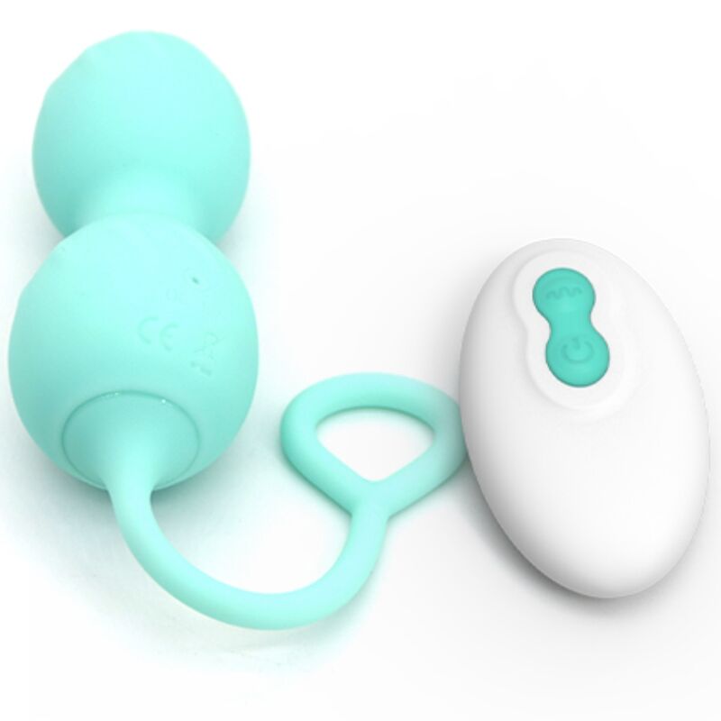Blossoms Fernbedienung Vaginal Hantel Vibration 10 Vibrationen Grün