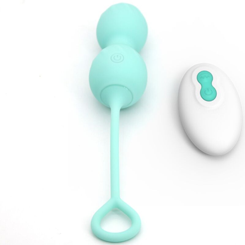 Blossoms Fernbedienung Vaginal Hantel Vibration 10 Vibrationen Grün