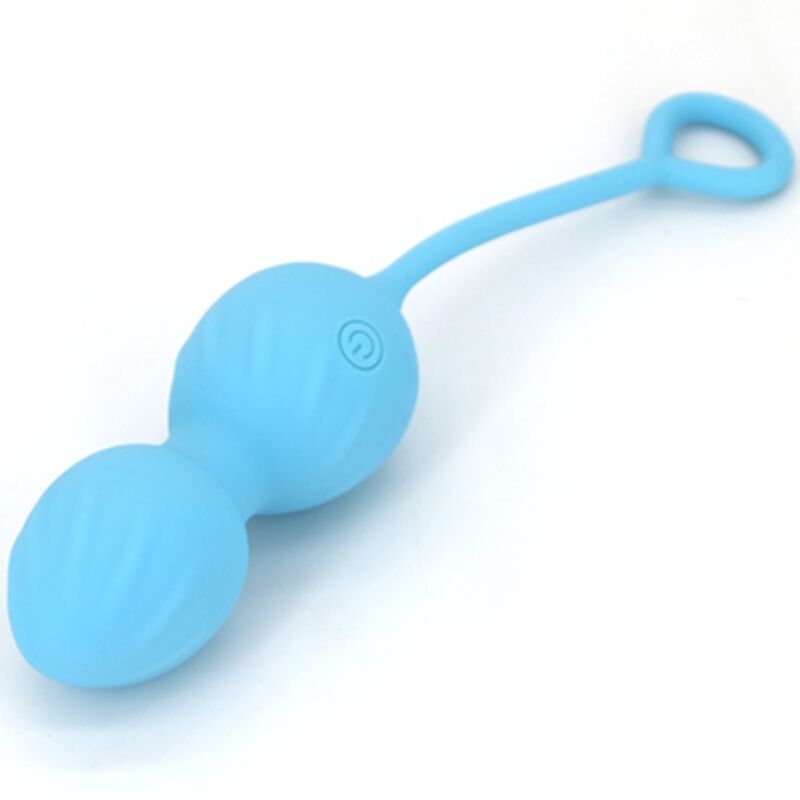 Blossoms Vaginal-Hantel Vibrationsfernbedienung 10 Vibrationen blau