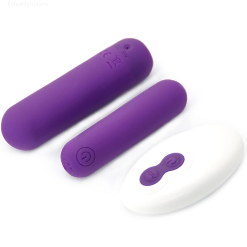 Splash Joliene Fernbedienungs-Bullet-Vibrator, Silikon, 10 Vibrationen, 6,5 x 1,5 cm, Lila