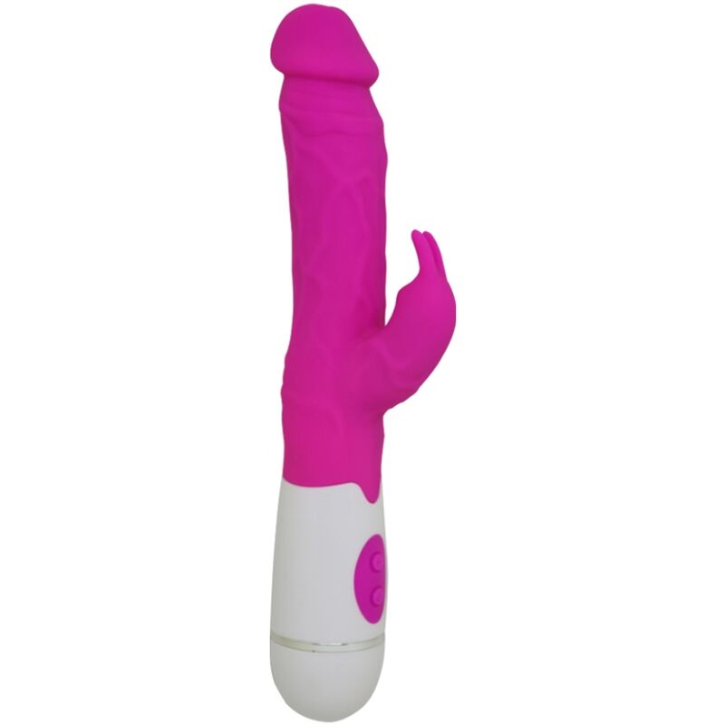 Abril rosa Rabbit-Vibrator mit 16 Geschwindigkeiten