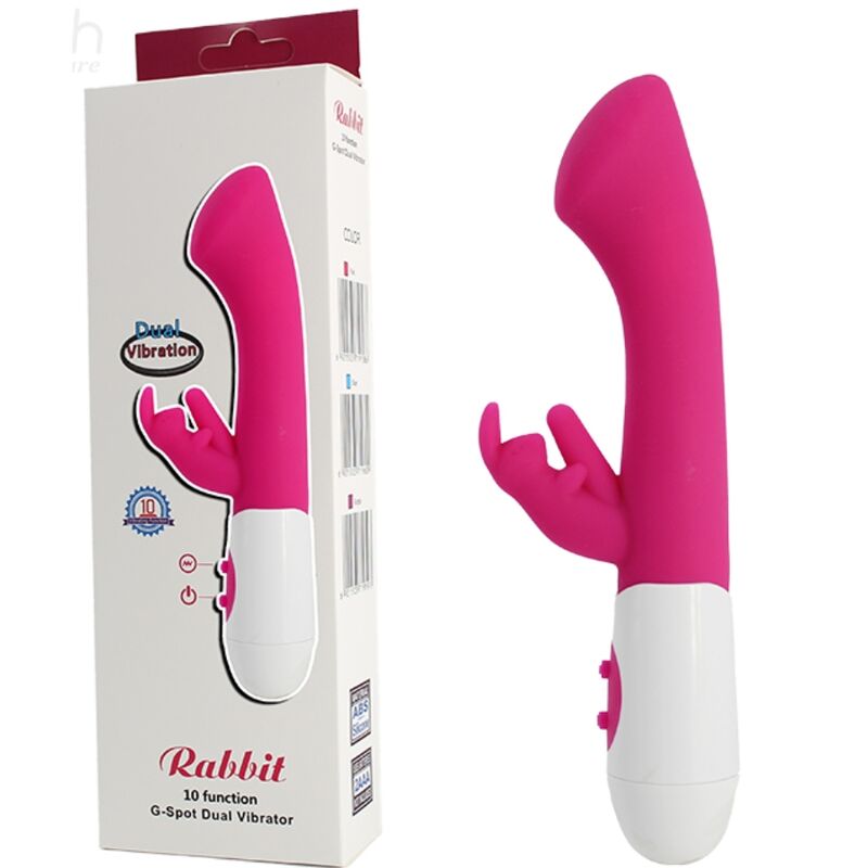Pinker G-Punkt-Rabbit-Vibrator und -Stimulator mit 10 Geschwindigkeiten