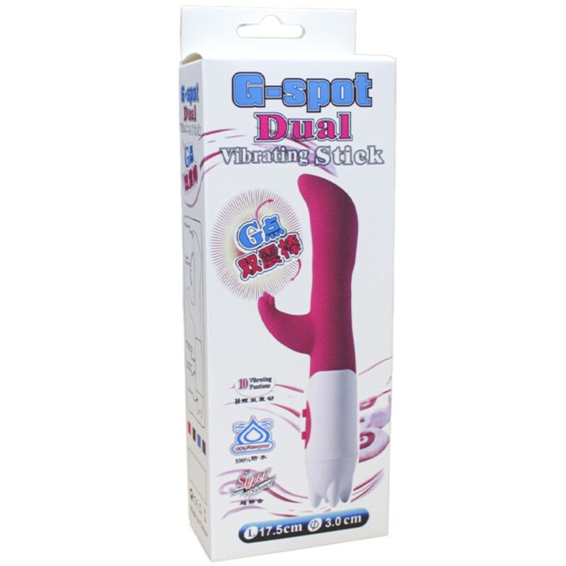 Rosa G-Punkt-Vibrator und Stimulator mit 10 Geschwindigkeiten