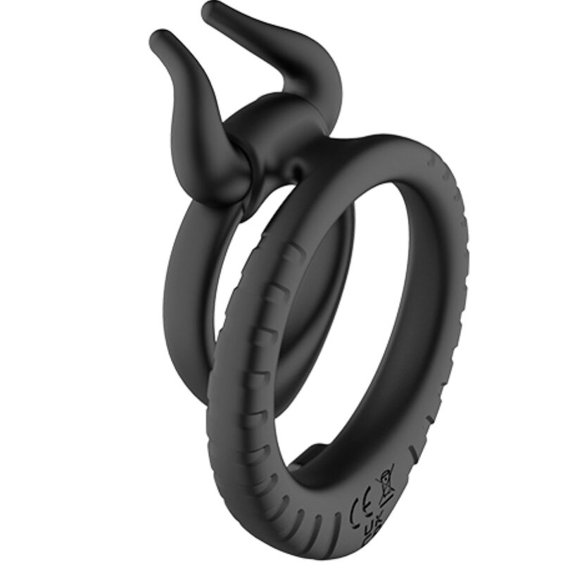 Schwarzer Ring „Bull's Passion“