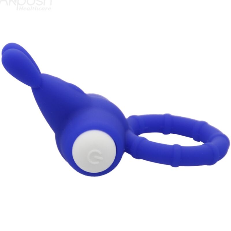 Ms Bunny blauer Silikon-Vibrationsring
