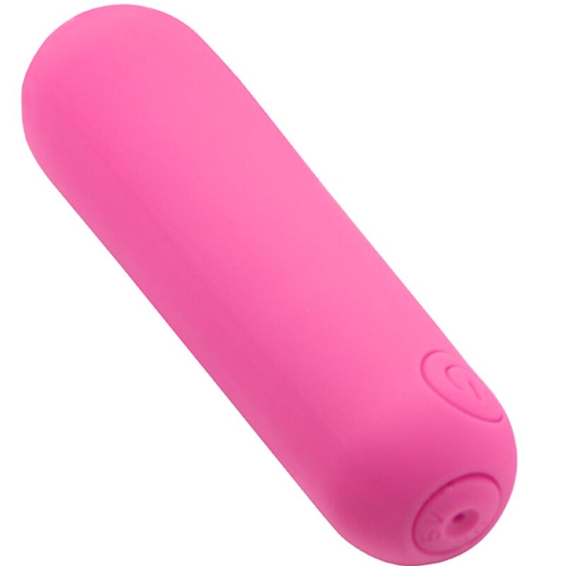 Splash haha ​​​​Silikon-Bullet-Vibrator 10 Vibrationen 75 x 19 cm rosa