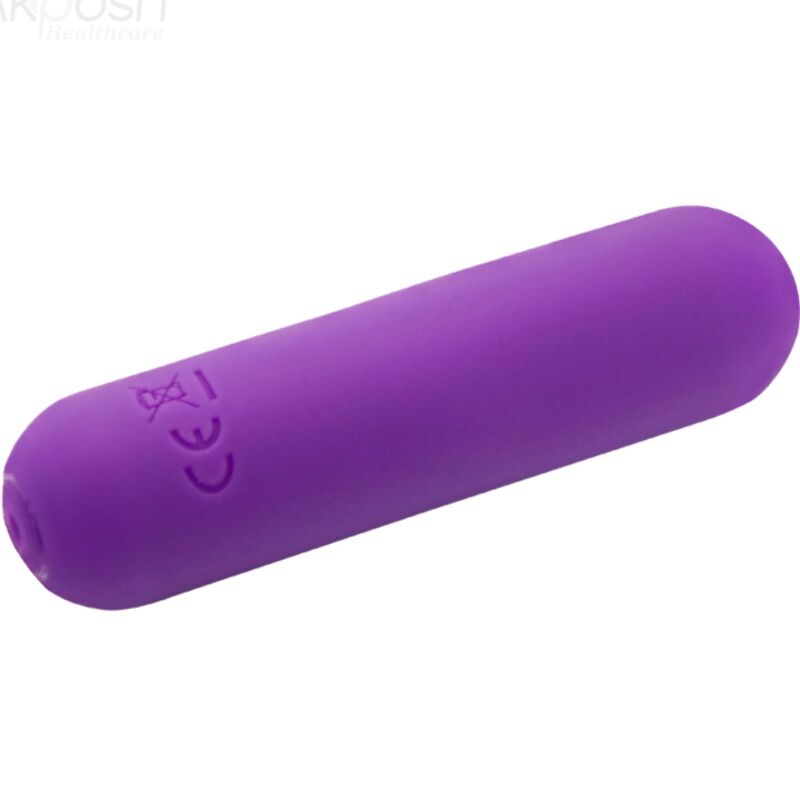 Splash haha ​​​​Silikon-Bullet-Vibrator 10 Vibrationen 75 x 19 cm lila