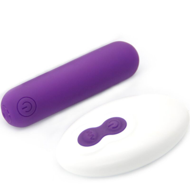 Splash Joliene Fernbedienungs-Bullet-Vibrator, Silikon, 10 Vibrationen, 6,5 x 1,5 cm, Lila