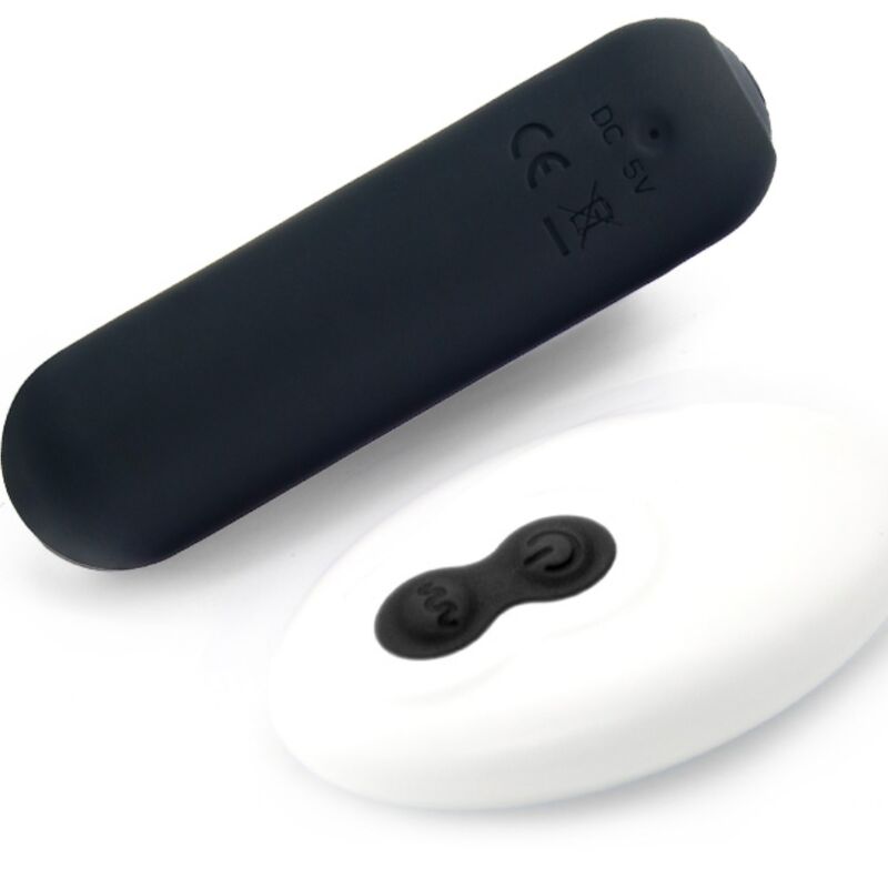 Splash Joie Bullet Vibrator Fernbedienung Silikon 10 Vibrationen 75 x 19 cm schwarz