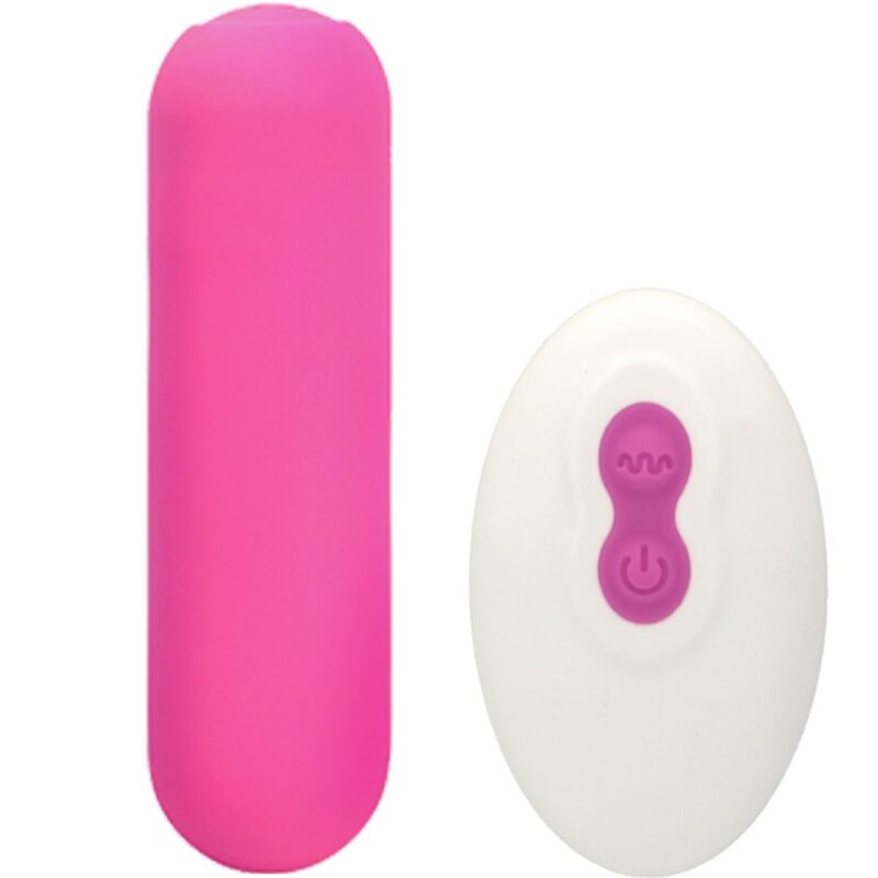 Splash Joie Bullet-Vibrator Fernbedienung Silikon 10 Vibrationen 75 x 19 cm rosa