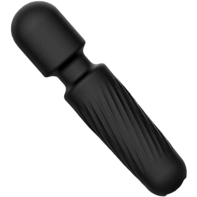 Ihr magischer wiederaufladbarer Massager &amp; Vibrator 10 Vibrationen schwarz