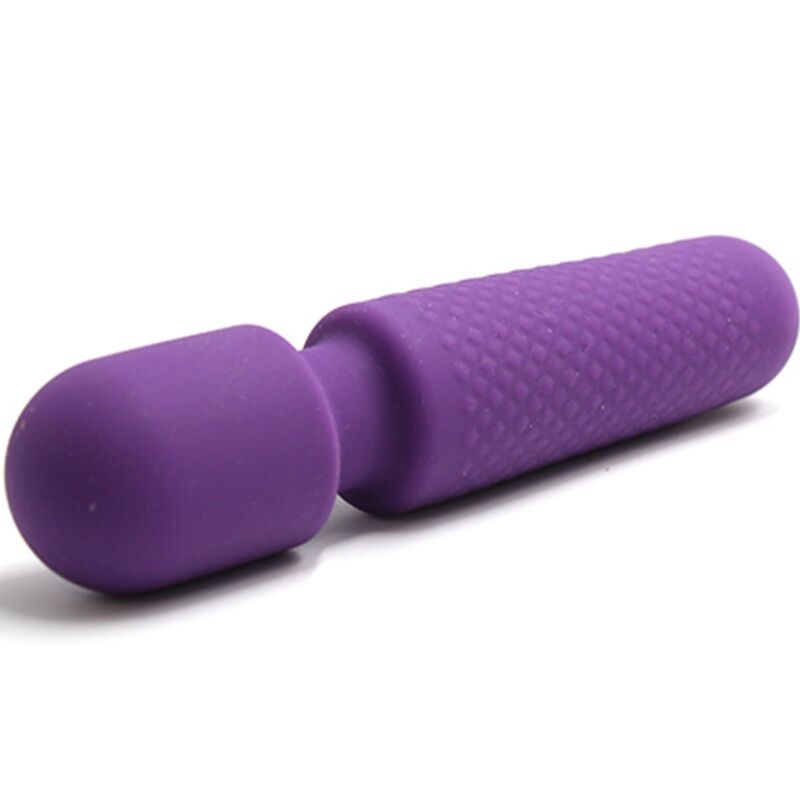 Ihr magischer wiederaufladbarer Massager &amp; Vibrator 10 Vibrationen Zauberstab Punkte lila