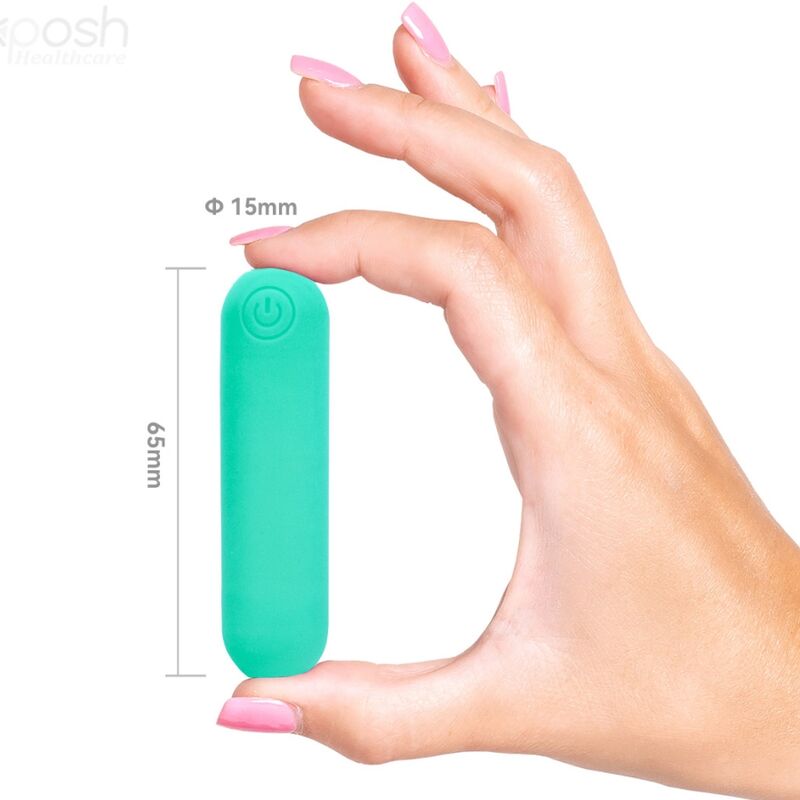 Splash Joliene Fernbedienung Bullet Vibrator Silikon 10 Vibrationen 65 x 15 cm grün