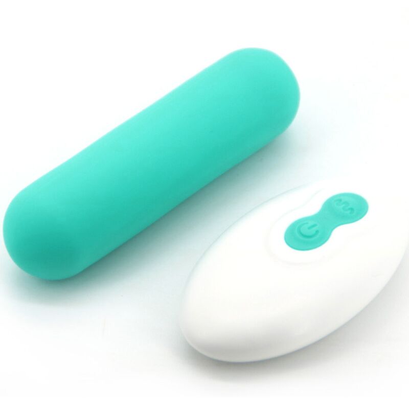 Splash Joie Bullet-Vibrator Fernbedienung Silikon 10 Vibrationen 75 x 19 cm grün