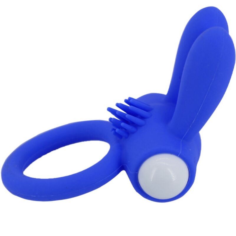 Mr Bunny blauer Silikon-Vibrationsring