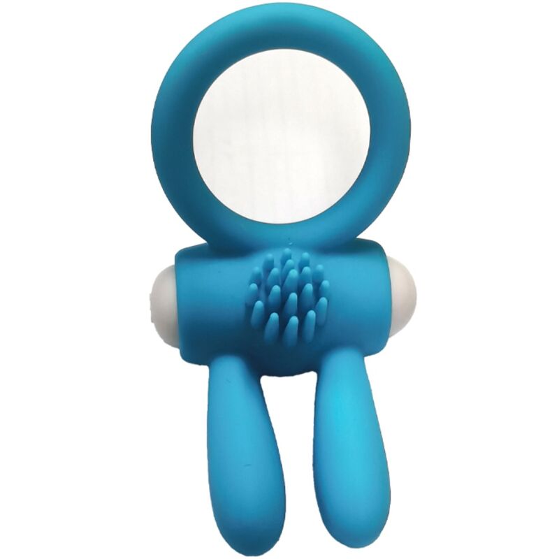 Mr Bunny schwarzer Silikon-Vibrationsring