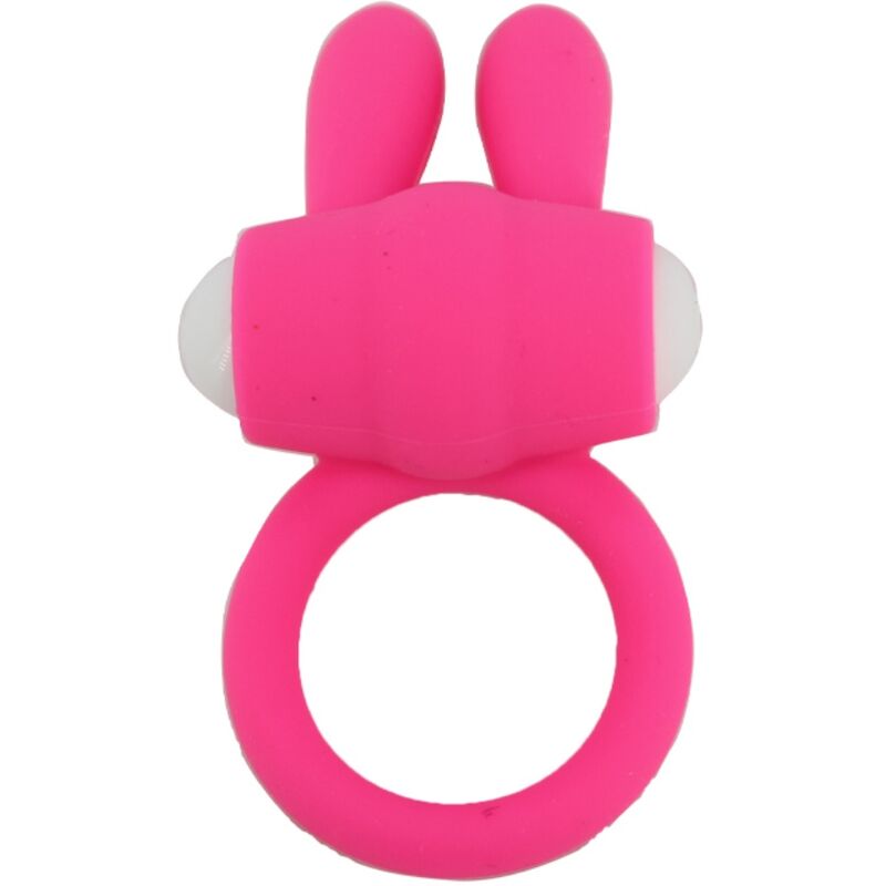 Mr. Bunny rosa Silikon-Vibrationsring