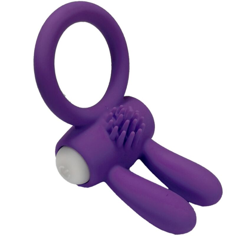 Mr Bunny lila Silikon-Vibrationsring