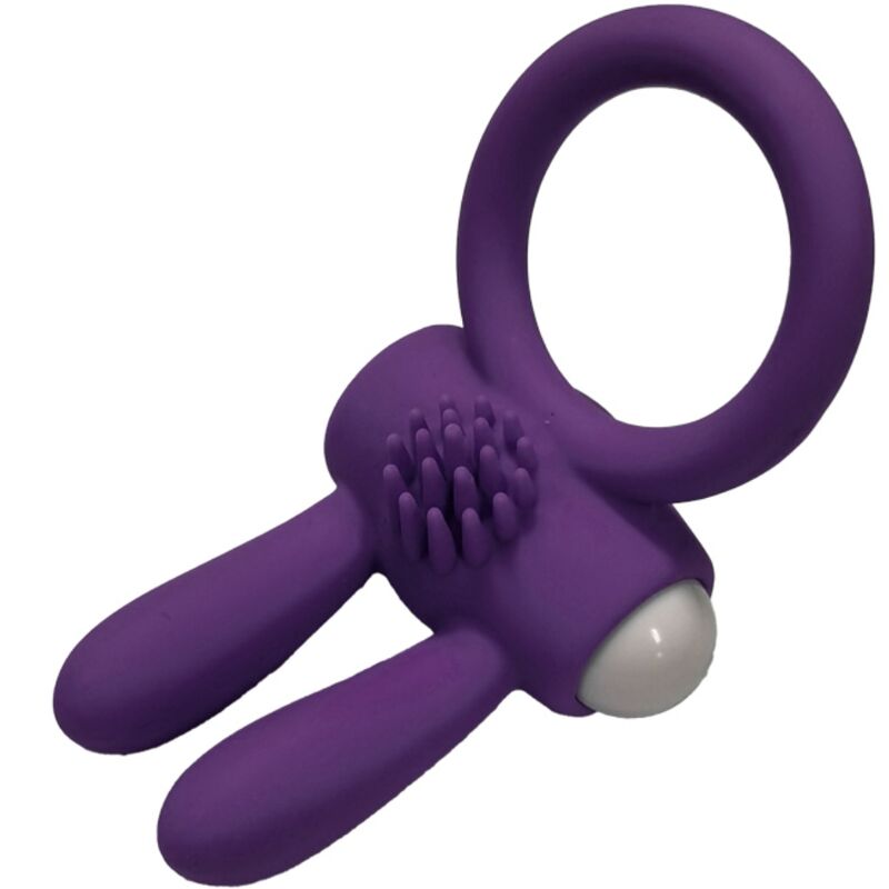 Mr Bunny lila Silikon-Vibrationsring