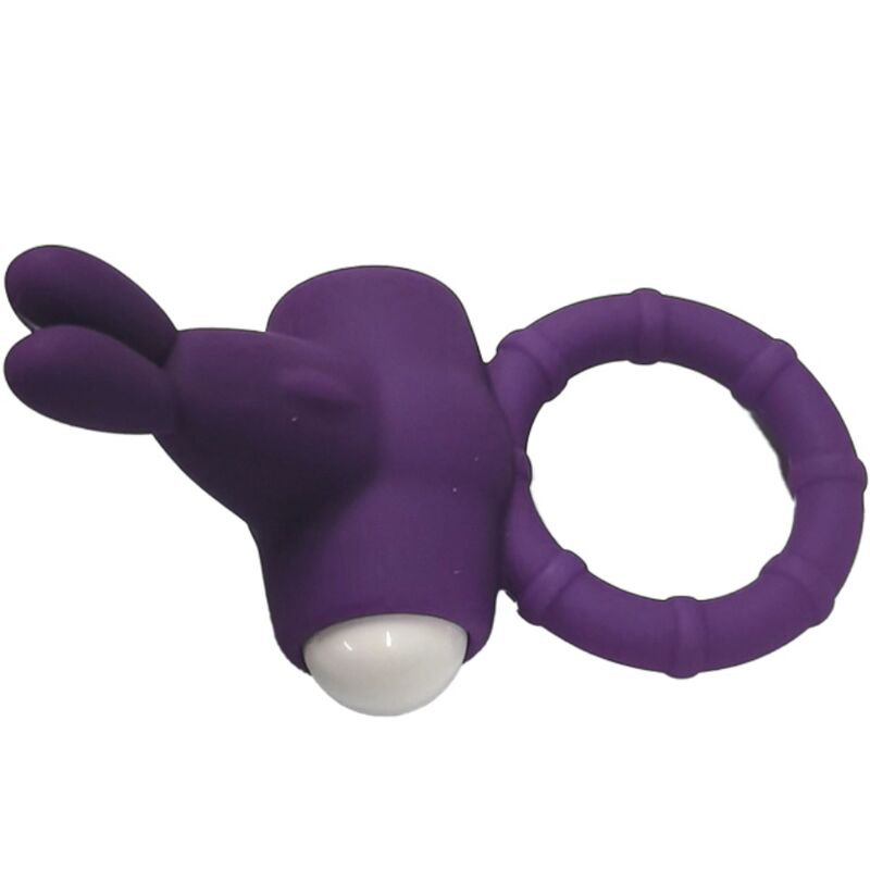 Lilafarbener Vibrationsring aus Silikon von Ms Bunny