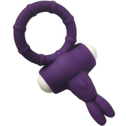 Lilafarbener Vibrationsring aus Silikon von Ms Bunny