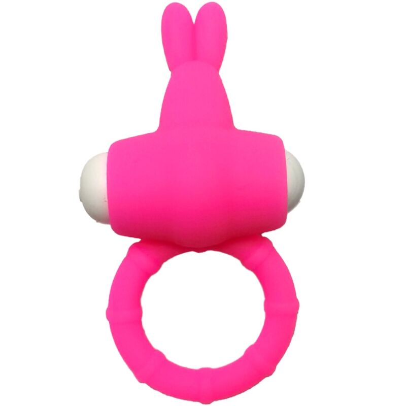 Ms Bunny rosa Silikon-Vibrationsring