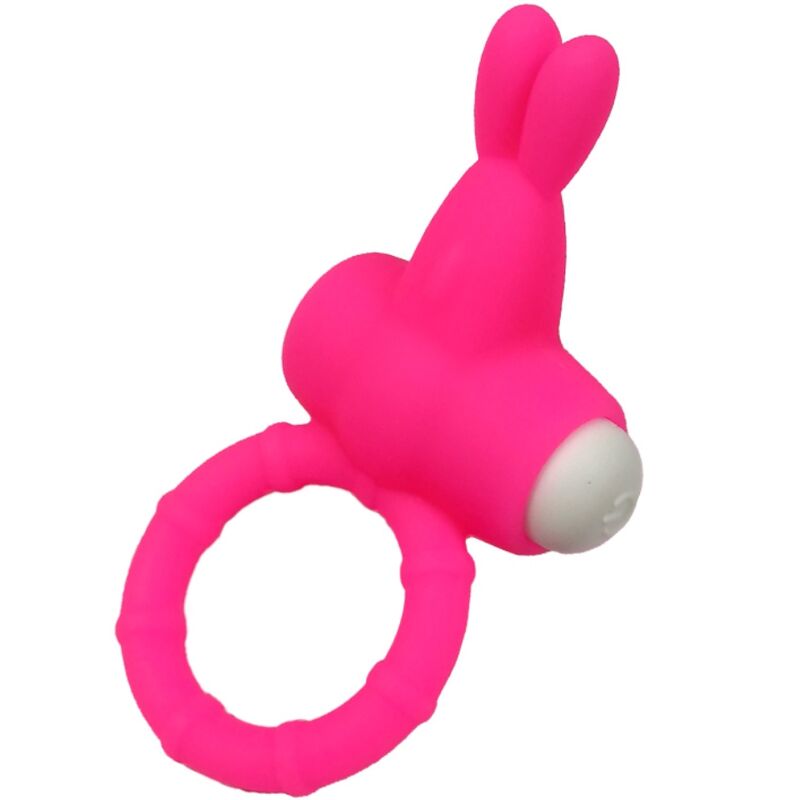 Ms Bunny rosa Silikon-Vibrationsring