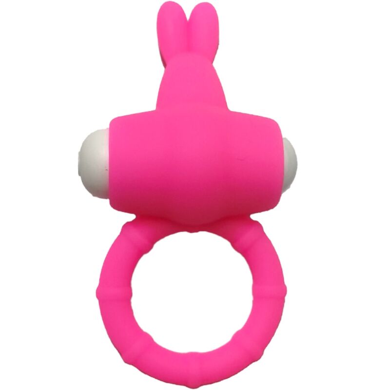 Ms Bunny rosa Silikon-Vibrationsring