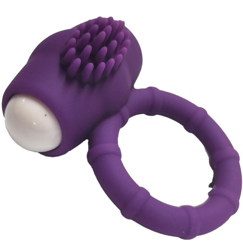Power O lila Silikon-Vibrationsring