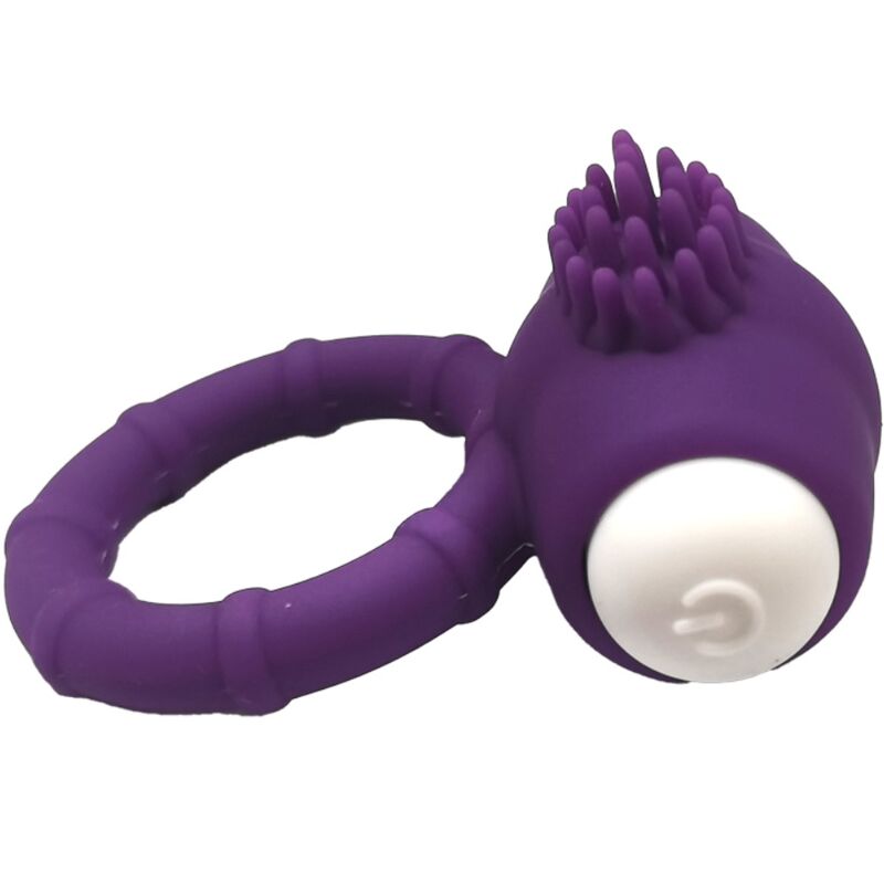 Power O lila Silikon-Vibrationsring