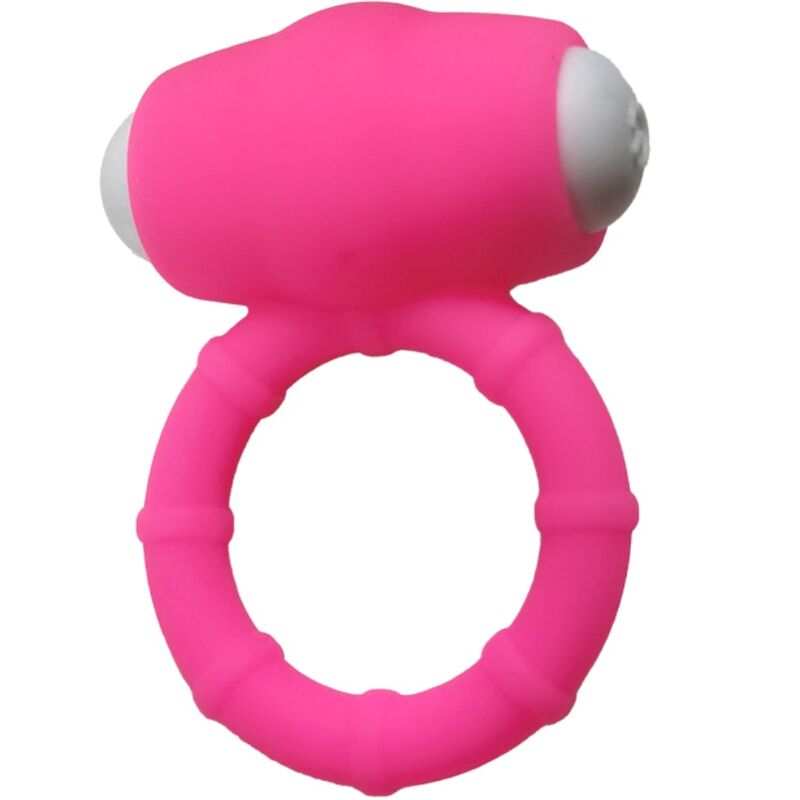 Power O rosa Silikon-Vibrationsring