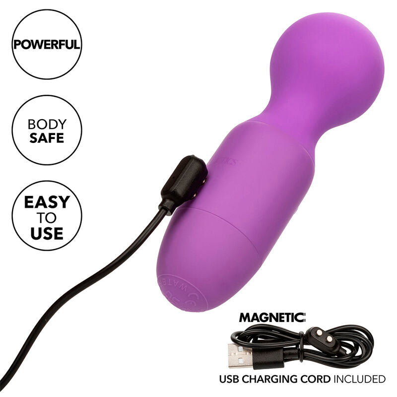 Erstmaliges wiederaufladbares Massagegerät mit 10 Vibrationen, lila