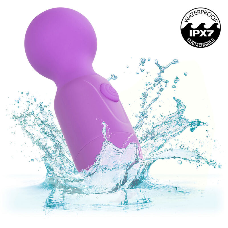 Erstmaliges wiederaufladbares Massagegerät mit 10 Vibrationen, lila
