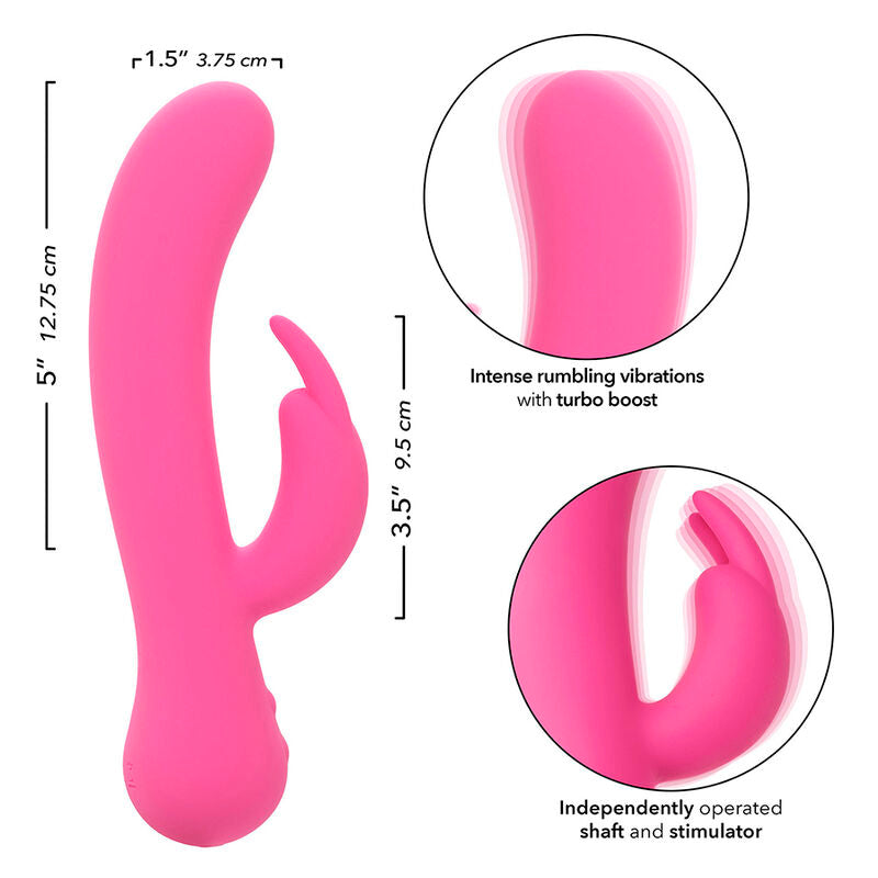 Erster rosa wiederaufladbarer Rabbit-Vibrator