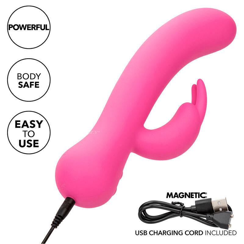 Erster rosa wiederaufladbarer Rabbit-Vibrator