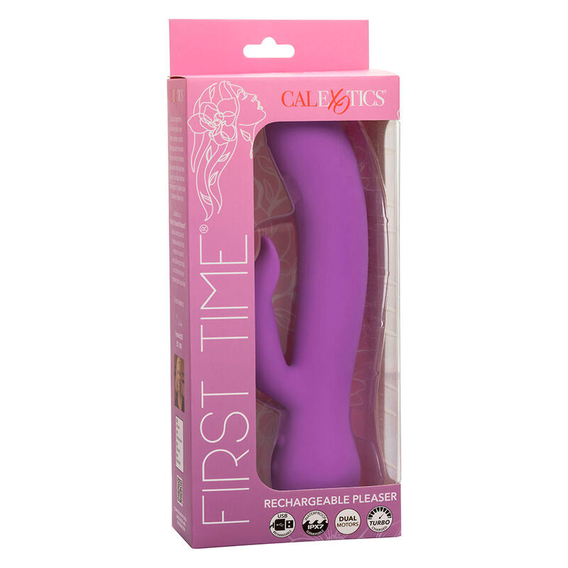 Lilafarbener, wiederaufladbarer „First Time“-Vibrator