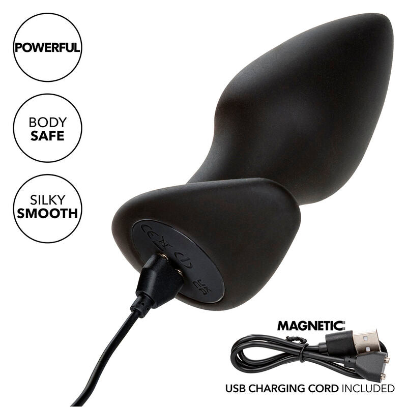 Rock Bottom Perfect Analplug 10 Vibrationen schwarzes Silikon