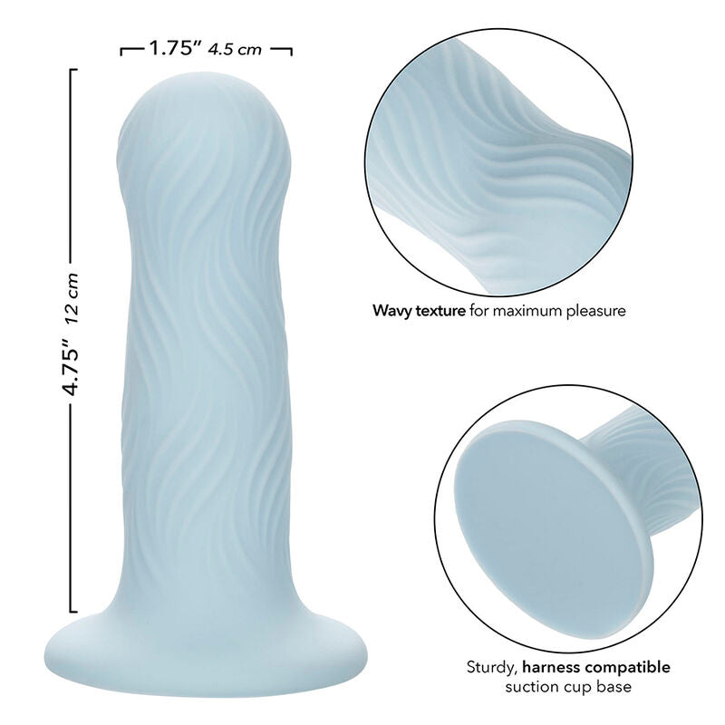 Wave Rider Analplug aus blauem Schaumstoff