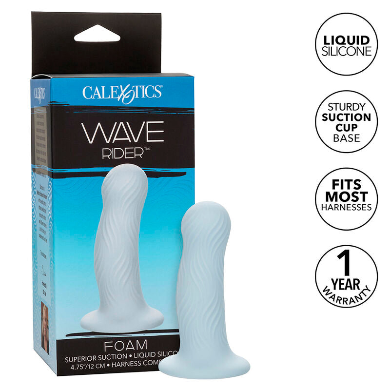 Wave Rider Analplug aus blauem Schaumstoff
