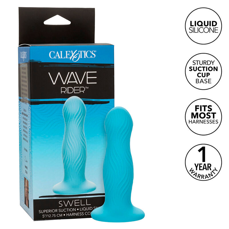 Wave Rider blauer Analplug